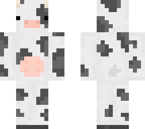 black & white cow