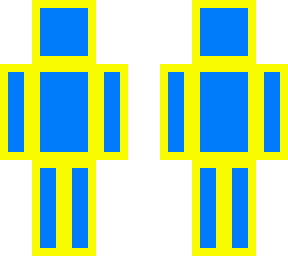 blue yellow