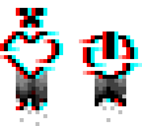 glitched heart