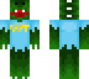 blue shirt dino