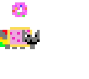 donut  and nyan cat