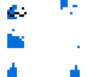 painty kitty! (blue)