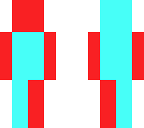 red and light blue