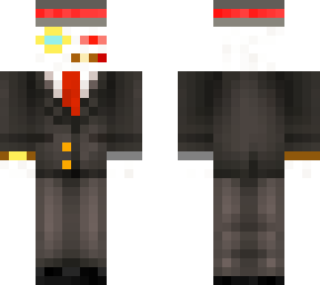 white enderman in suit