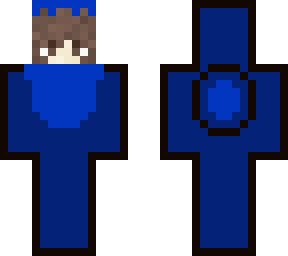 blue amongus costume