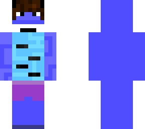 blue guy with shorts