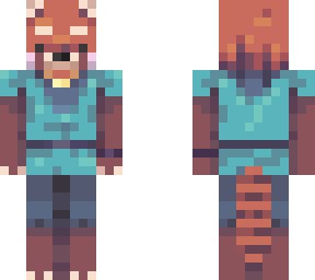 girl red panda