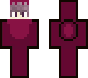 maroon amongus costume