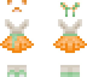 orange tabby cat skirt base