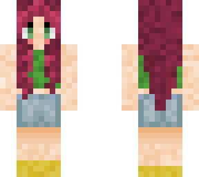 purple hair girl