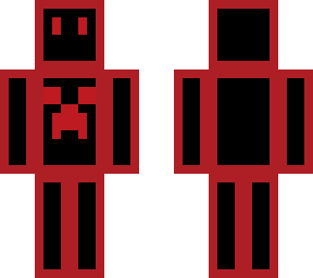 red and black