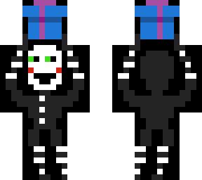 the puppet carying her box