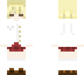 white coat blonde