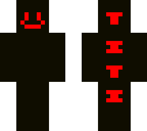 black and smile red