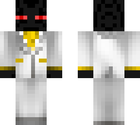 evil gold lined white enderman