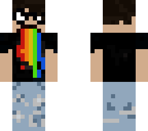 guy puking rainbows :)
