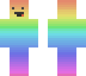 rainbow/black gradient guy