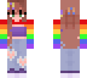 rainbow girl