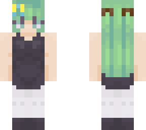 green hair