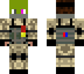 le militaire au masque