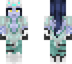 Winter Widowmaker Minecraft Skin