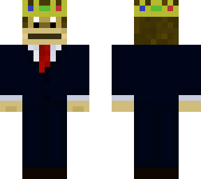 bisness monkey with crown