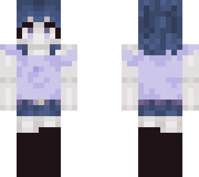 blue purple girly