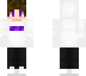 Dark brown hair | Minecraft Skin