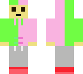 pink and green