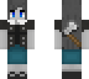vindicator girl with long hair (cute mob models)