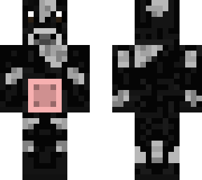black and white cow
