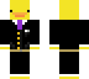 black tuxedo duck