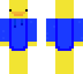 blue hoodie duck