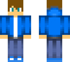 cell with over coat blue guy