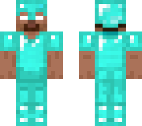 herobrine con armadura de diamante