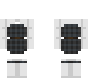 ob - female white & checkered egirl fit