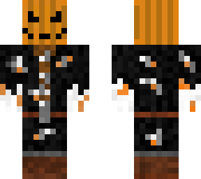 pumpkin head skeleton