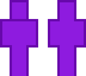 purple outline