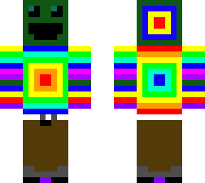 rainbow green face fixed