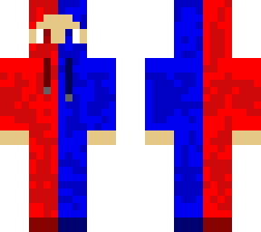 red and blue