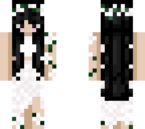 white dress