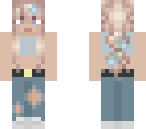 blue girl