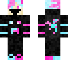 blue und pink
