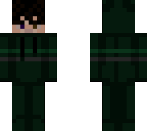 green hoodie