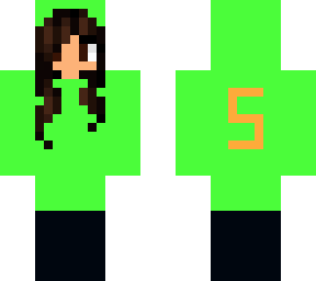 green onesie girl