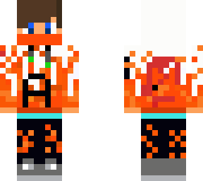 letter a skin fire version