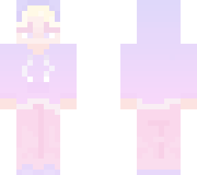 pastel pajama blonde girl skin