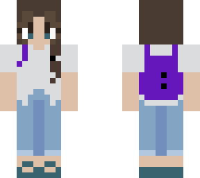 weird person with backpack