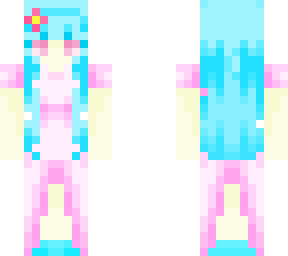 3 color challenge entry (pink, yellow, and light blue)