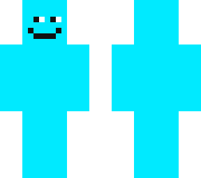 blue guy smirk